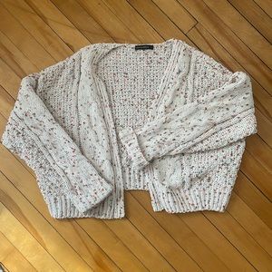 Cable knit cardigan